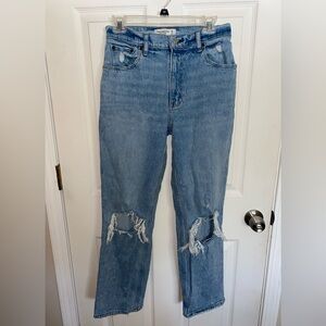 Abercrombie & Fitch Ultra High Rise 90s Straight Jean